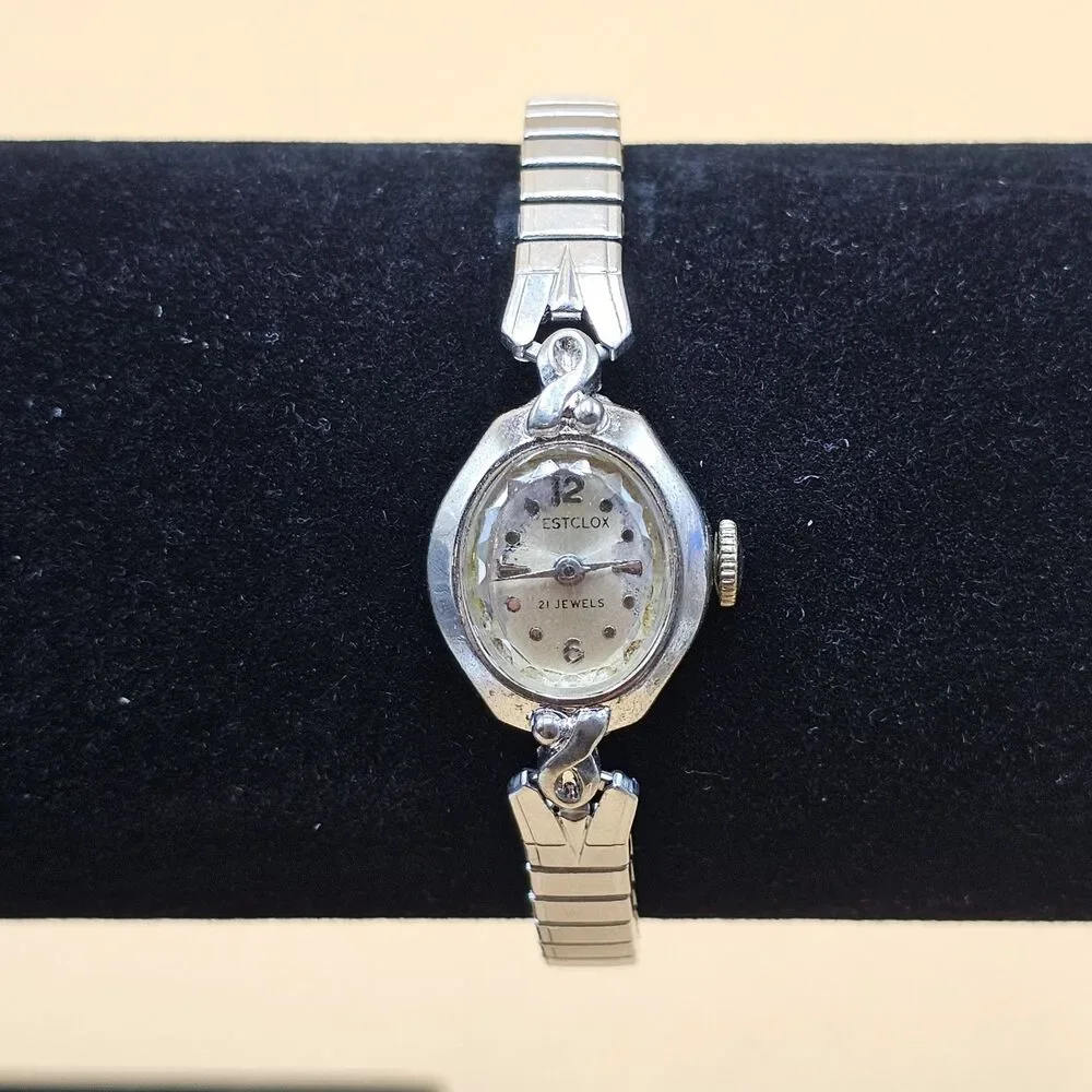 Vintage 21 Jewel 21j Westclox womens watch stainless 1960's